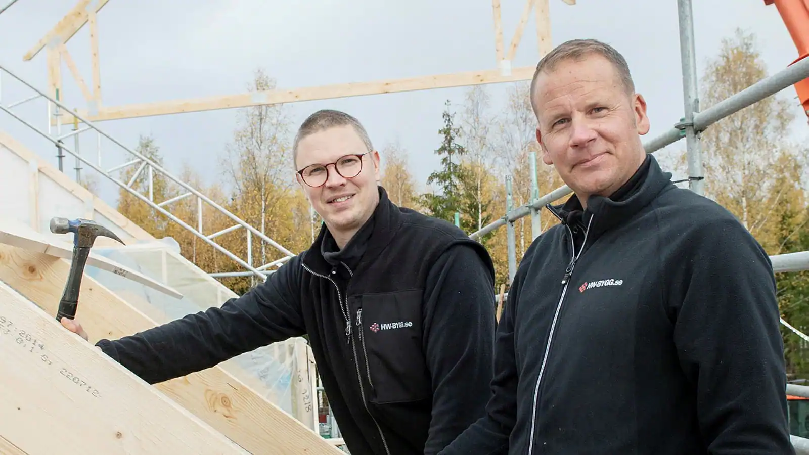 Mackan och Uffe på HW-Bygg Mackan och Uffe på HW-Bygg